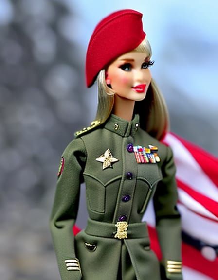 New from Mattell it s Battlefield Barbie