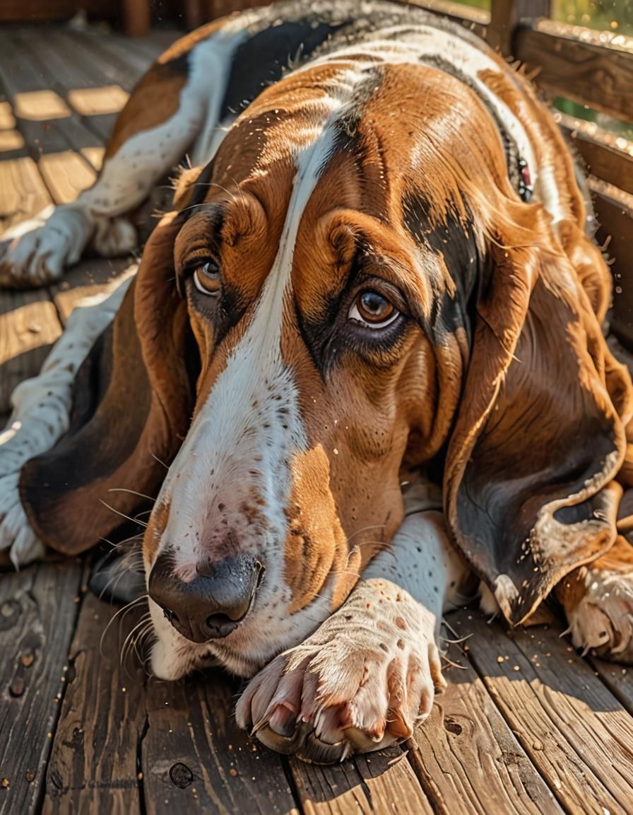 Basic Bassett  by @Cheshy