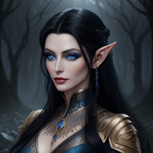 The Elvish Mistress - AI Generated Artwork - NightCafe Creator