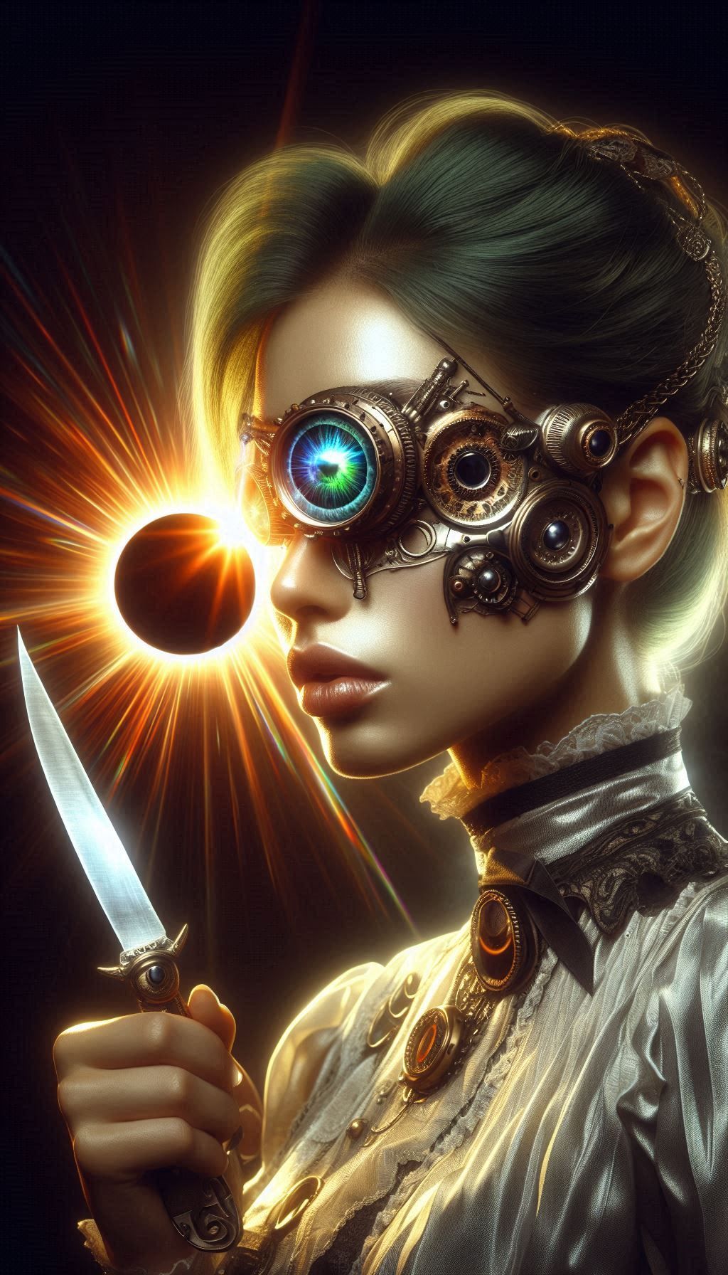 multi-eyed cyborg cyclops