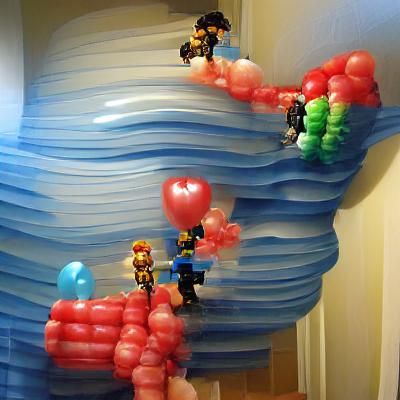 Balloon Waterfall