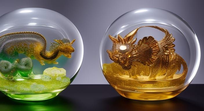Blown Glass Animals