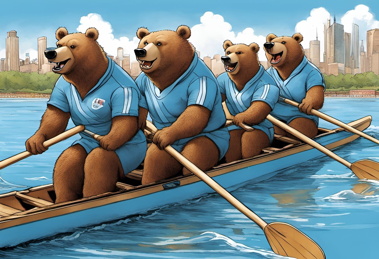 Fur-ocious Teamwork!  by @lawrencelot