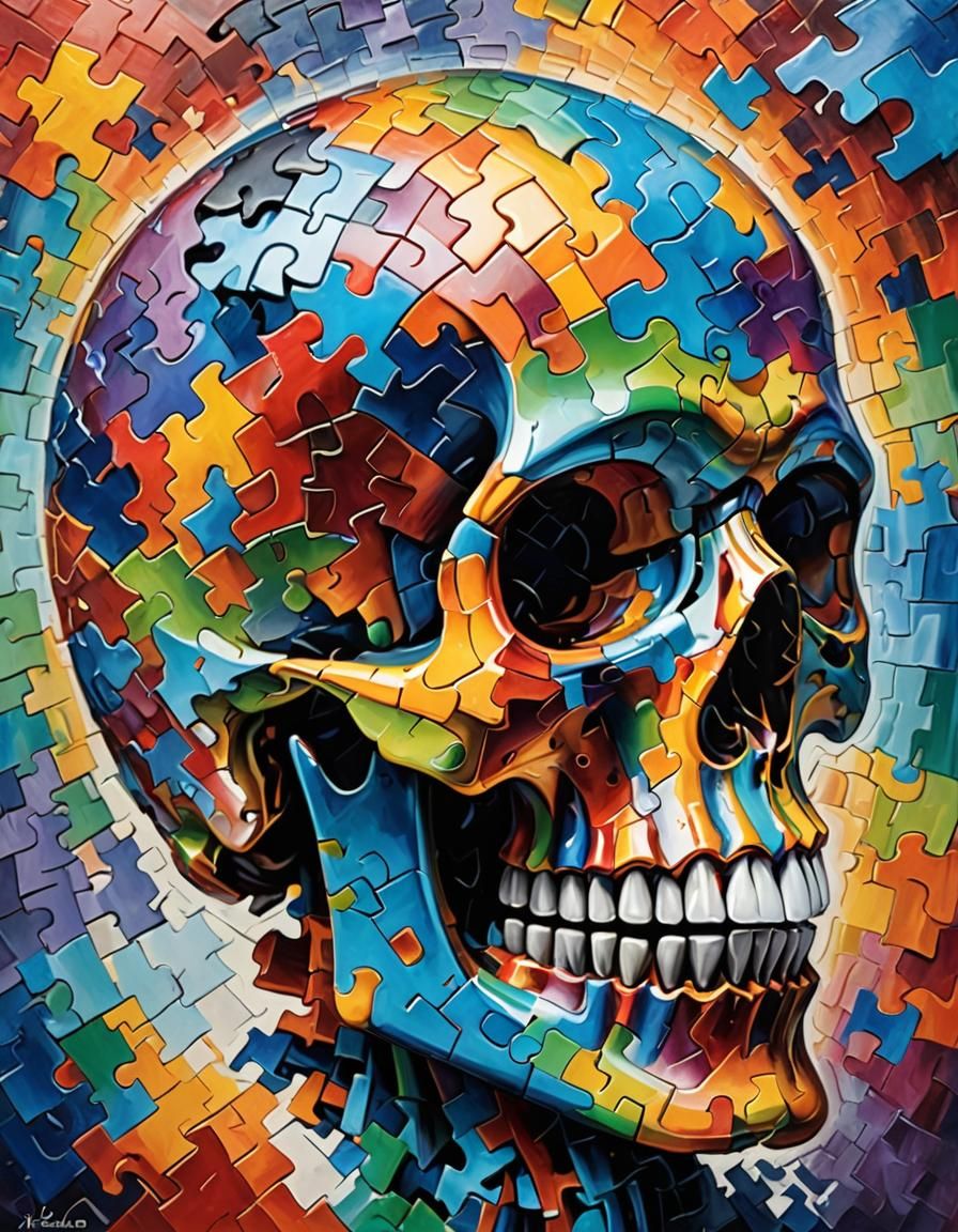 Existence is a puzzle to solve  by @Veronica VaX