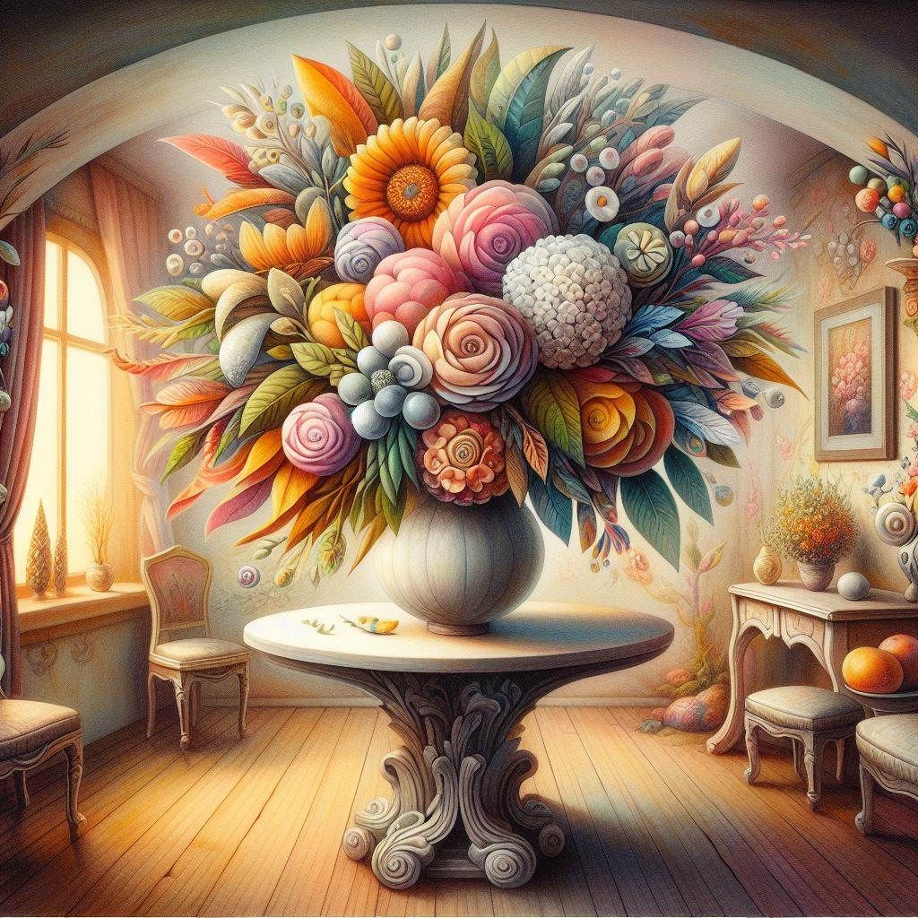 Surreal Flower Arrangement