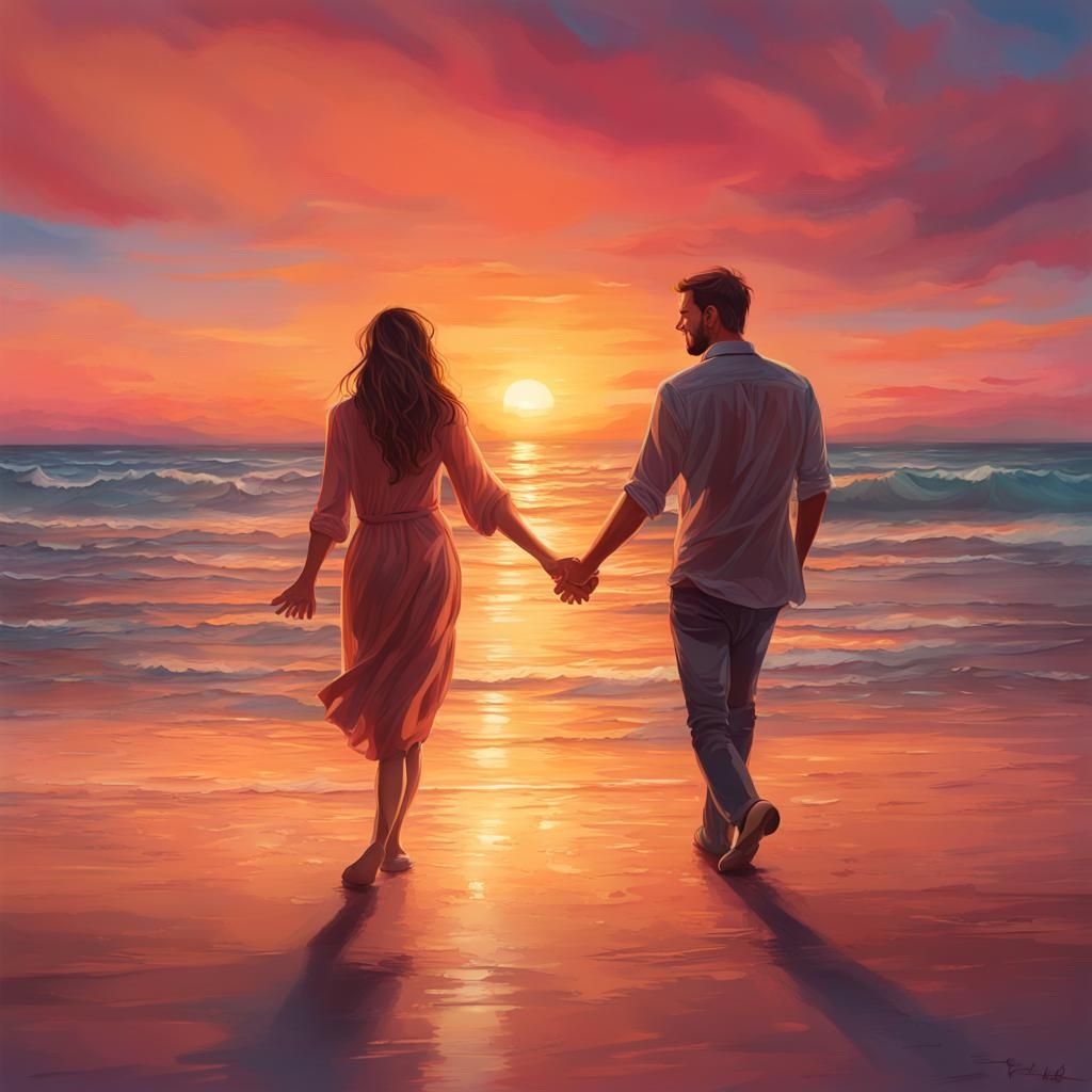 Walk on the beach  by @Maya 