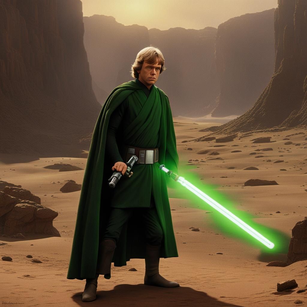 Luke Skywalker  - "Look mama, no hands"