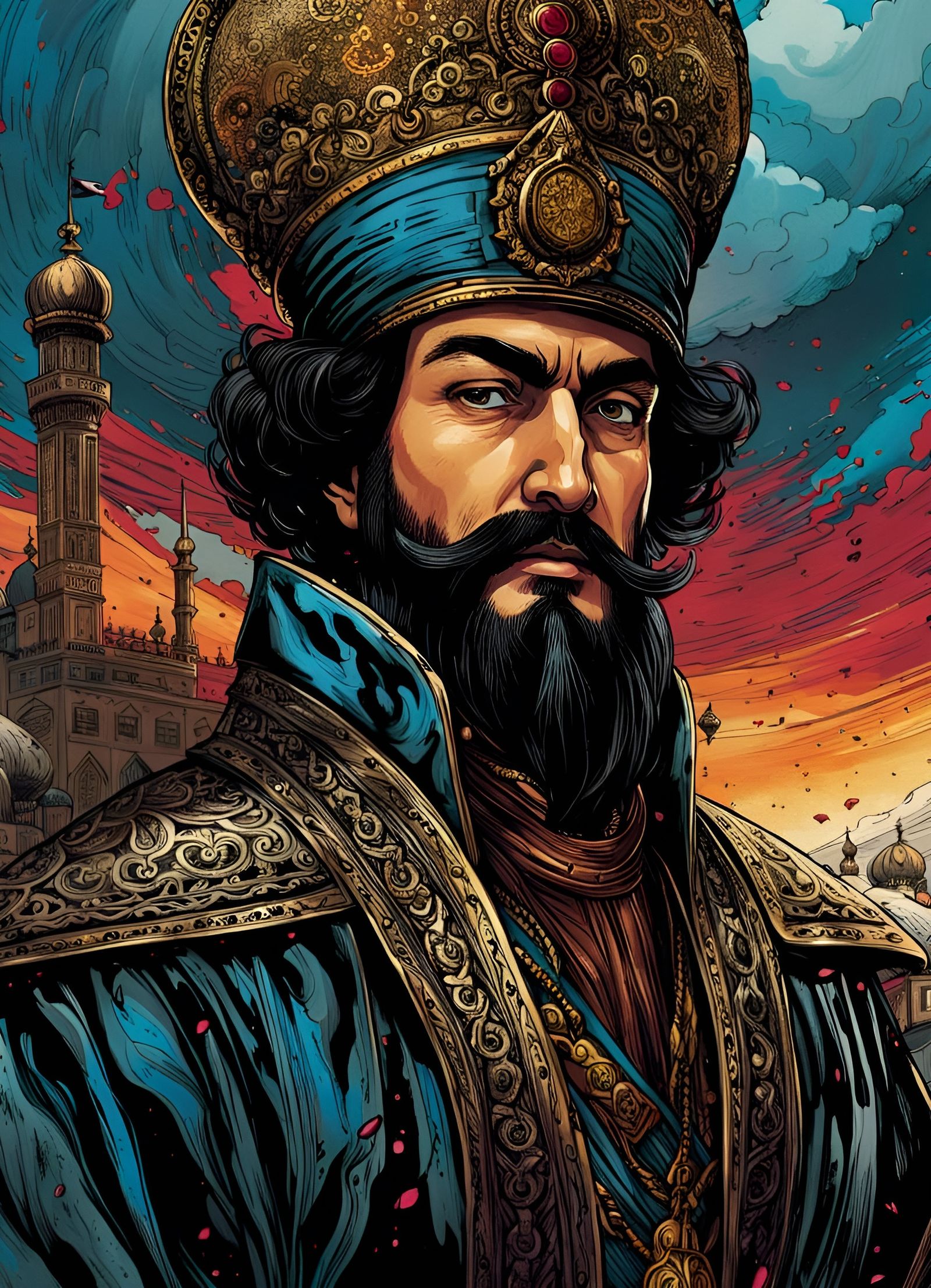 Suleiman the Magnificent, Sultan of the Ottoman Empire - AI Generated ...