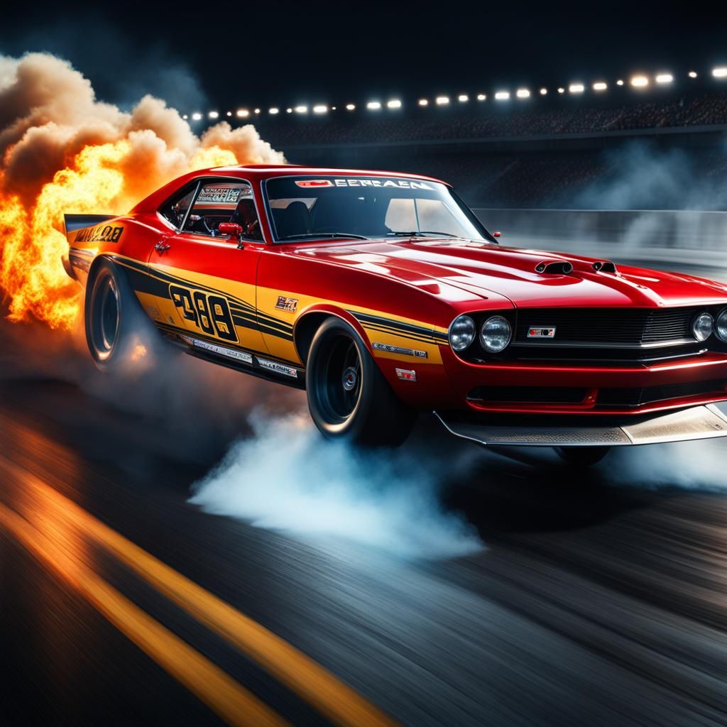 drag racing  by @Hani