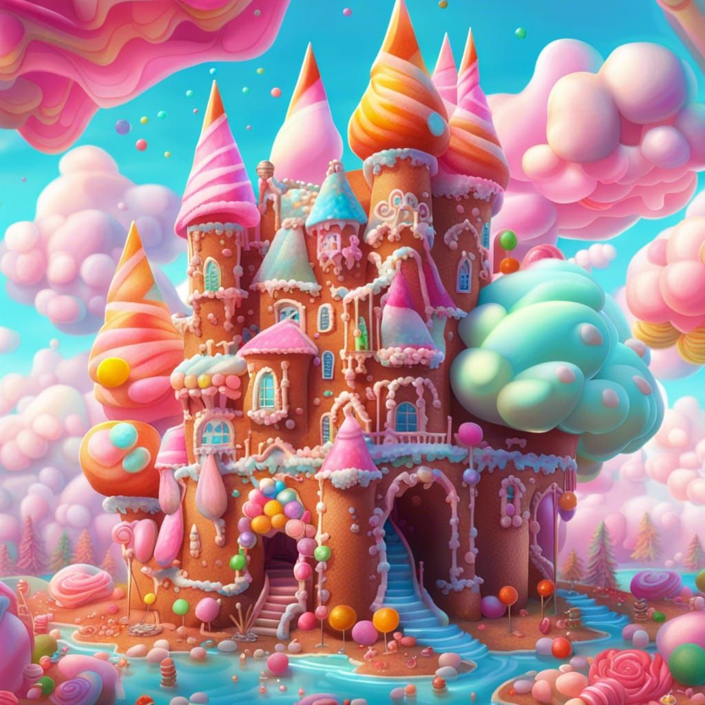 Candy wonderland castle