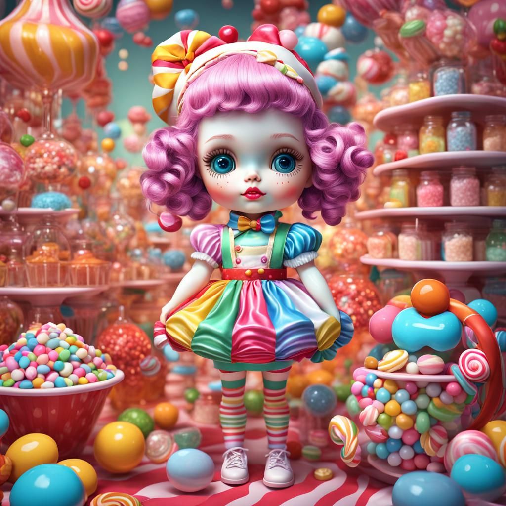 Candy doll - AI Generated Artwork - NightCafe Creator