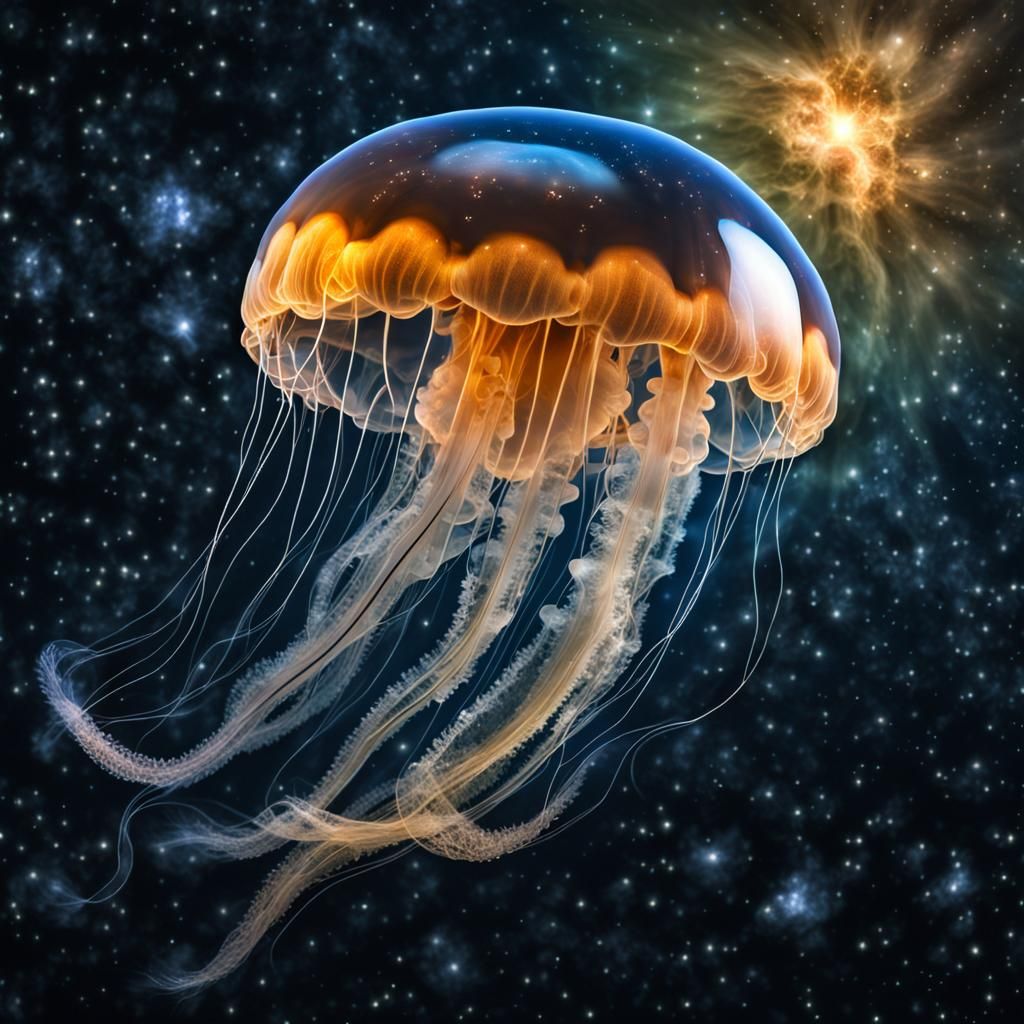 galactic jellyfish  by @sasha