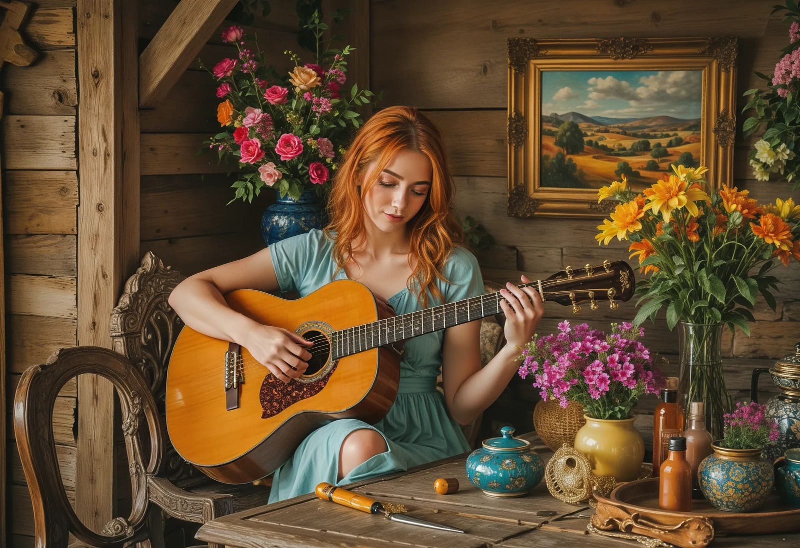 The guitar player  by @JoseM