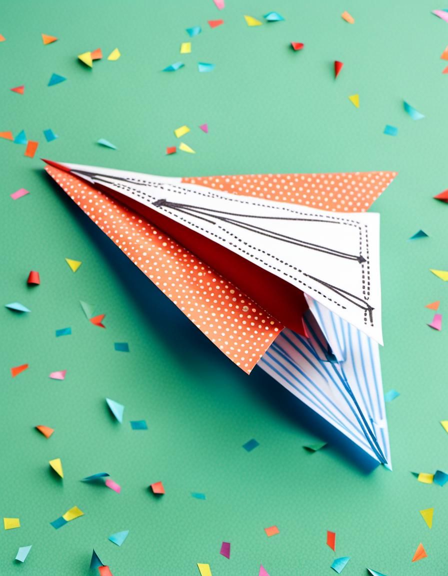 Kite paper airplane