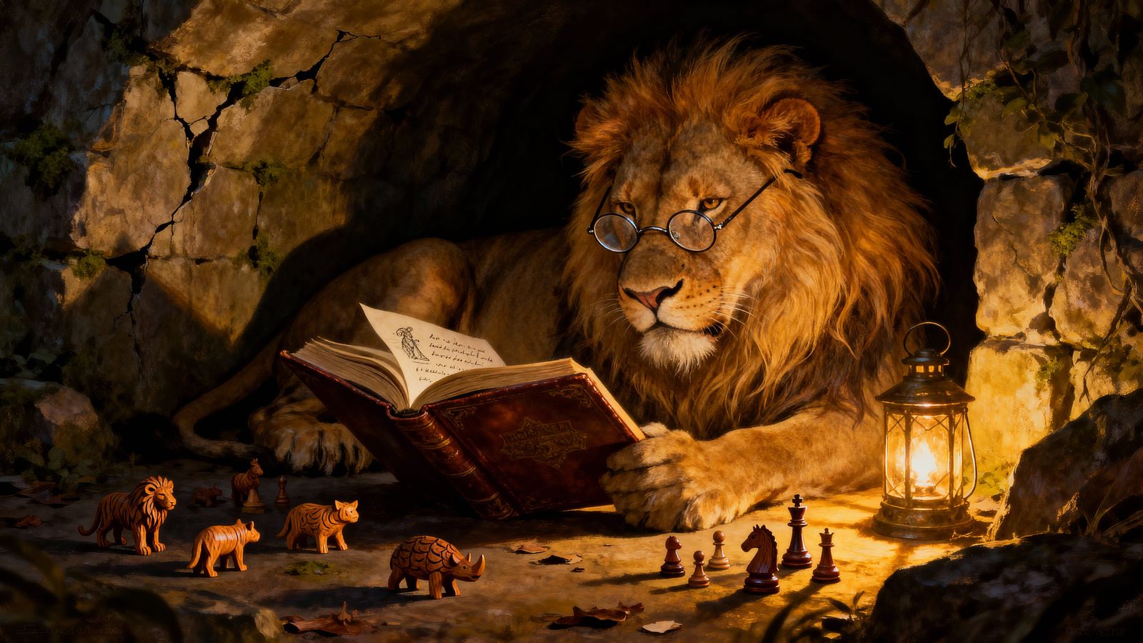 Secret Hobbies of Wildlife, epic, masterpiece  by @Justyna