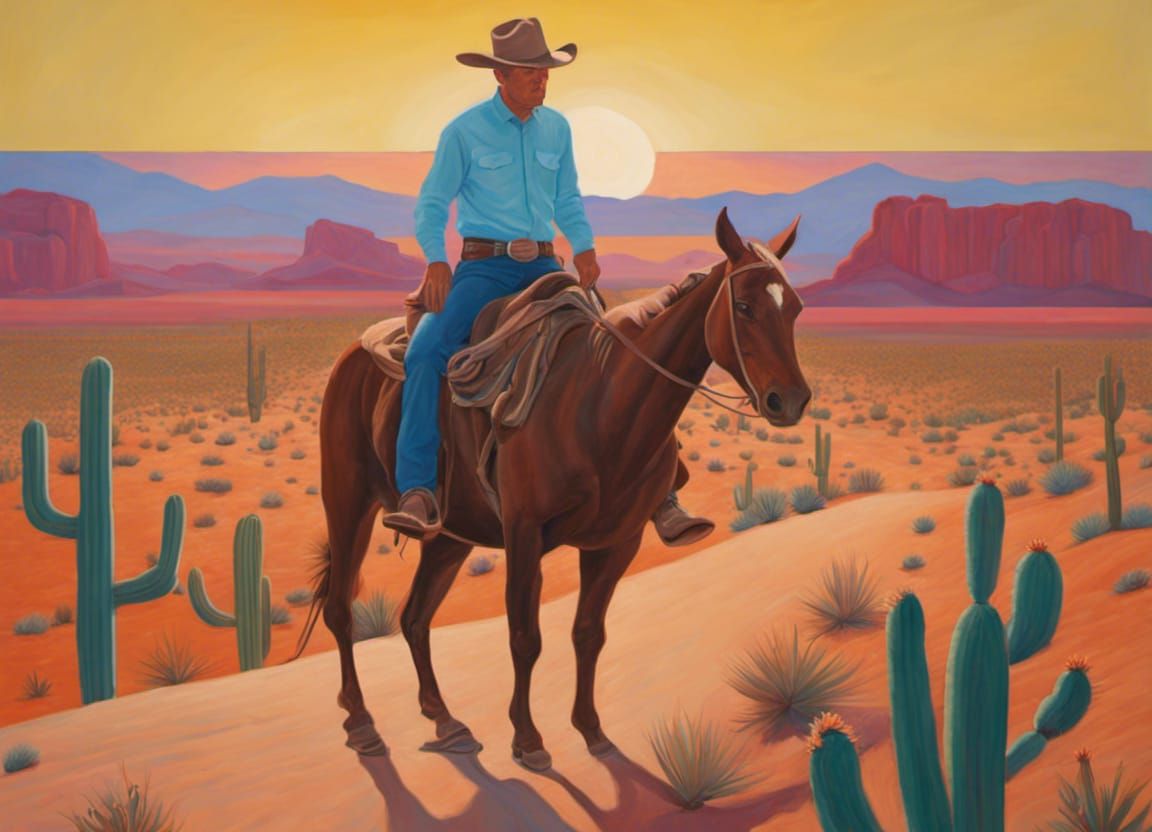 A Man And His Horse