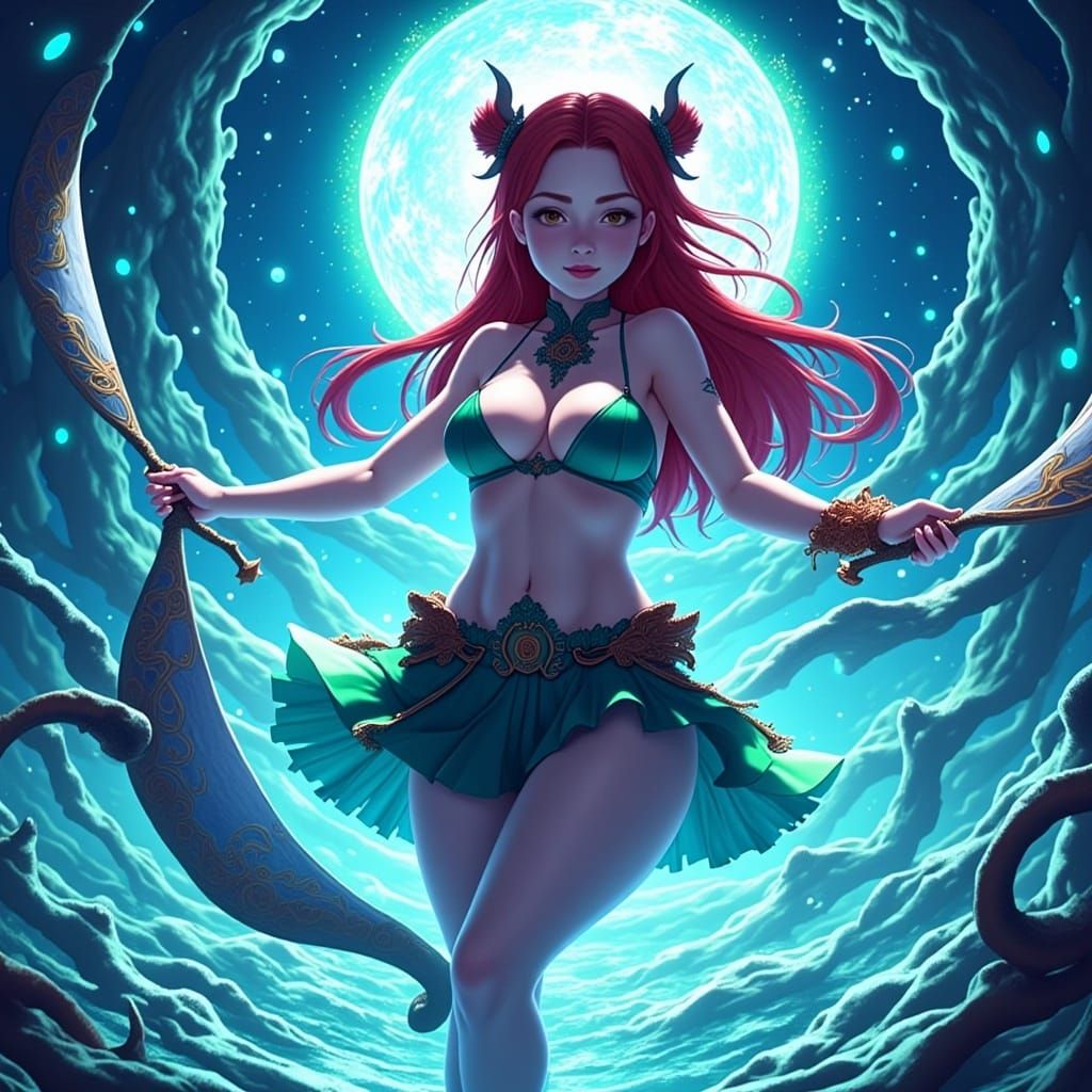  <lora:Maxi Flash:1.0> play in the ocean