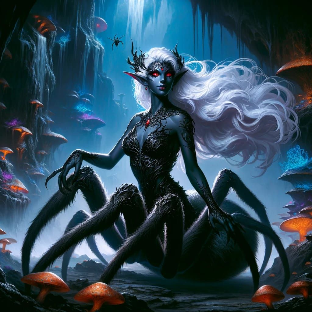 Lolth, Queen of Spiders, Goddess of the Drow