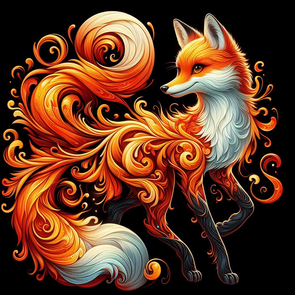 Swirly Fox