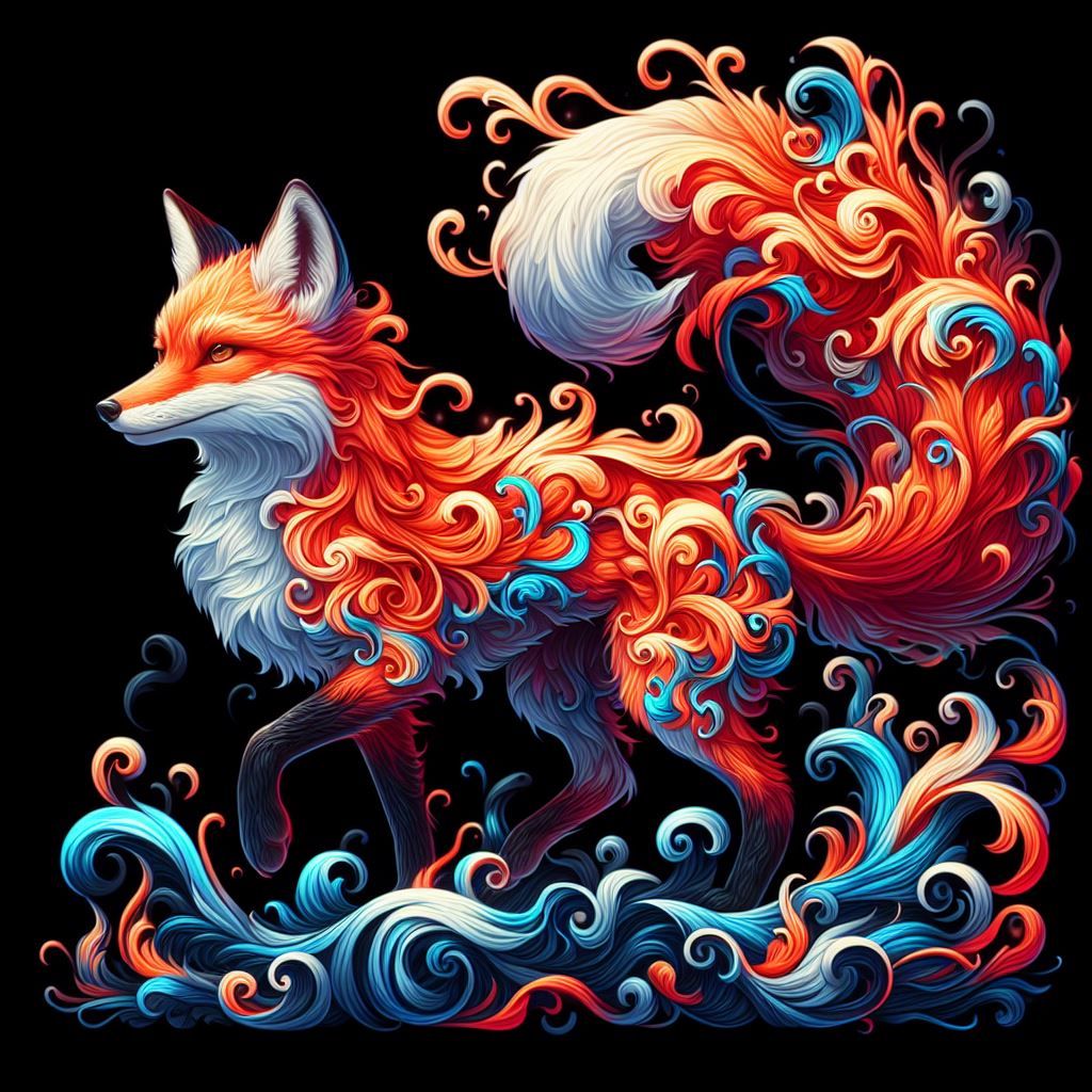 Swirly Fox