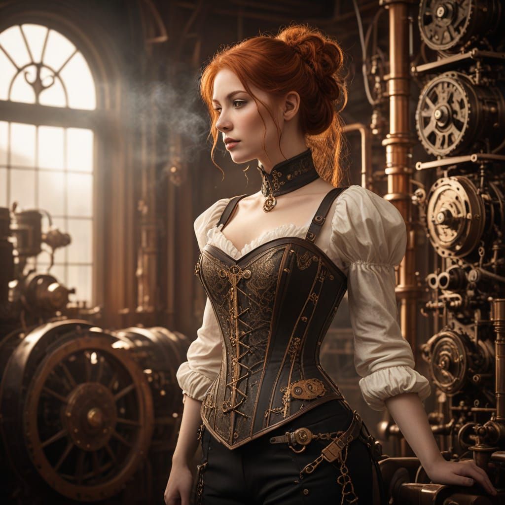 Sweet lady steampunk  by @MarysaB