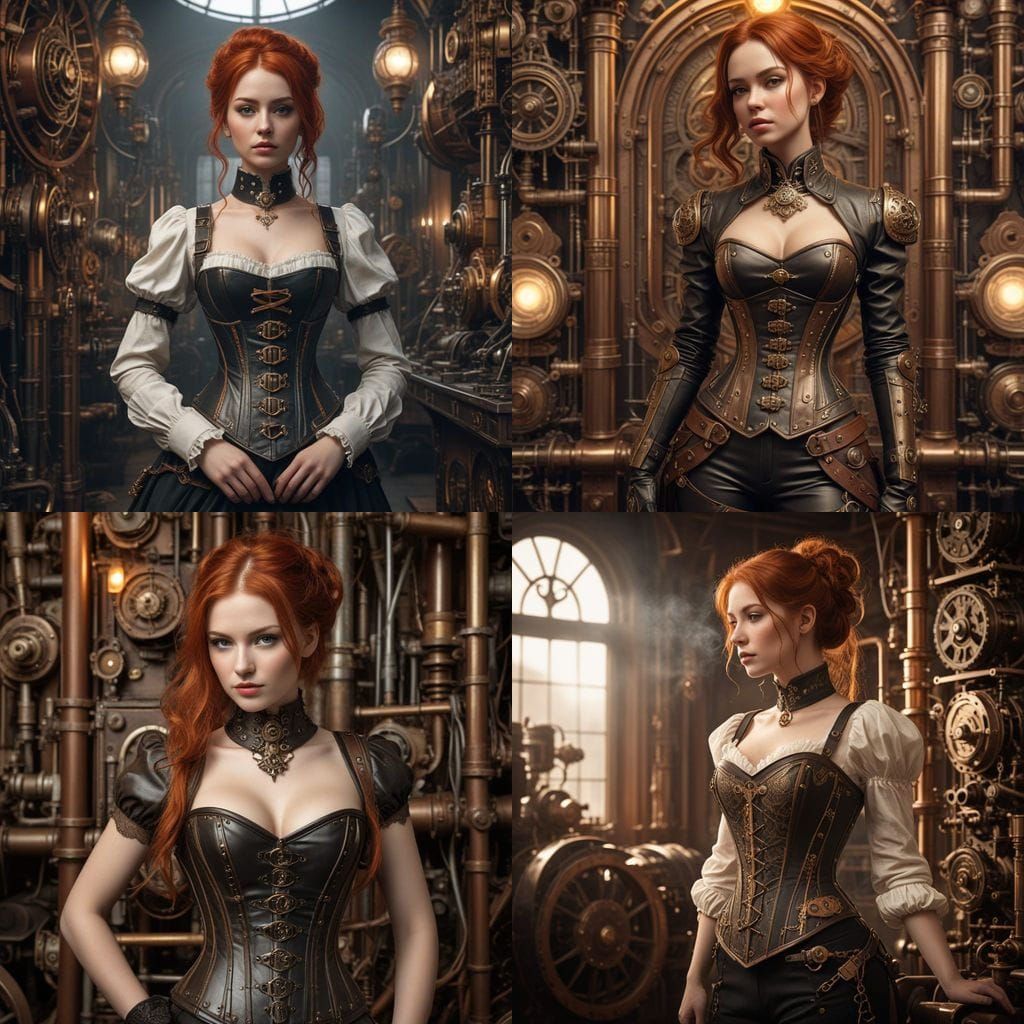 Sweet lady steampunk