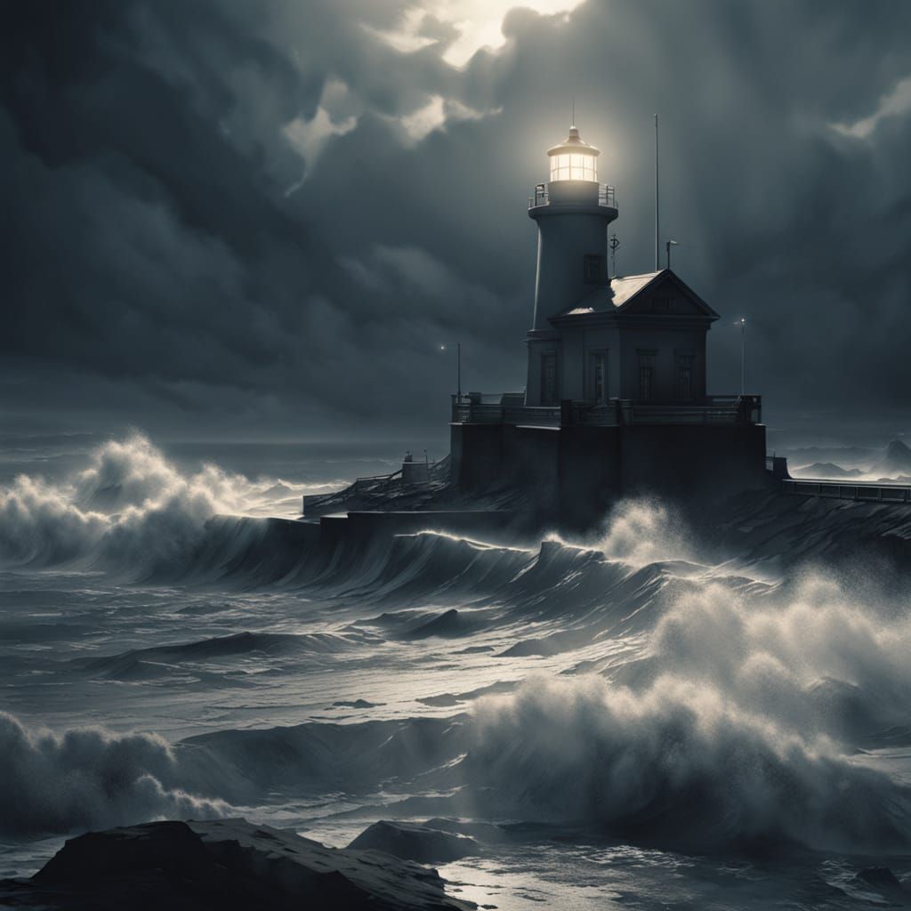 Lighthouse Watercolour , ver. 2
