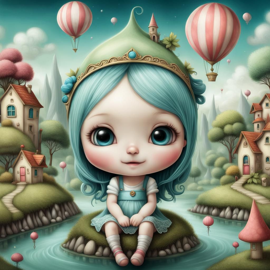 Chibi Dreamy Fairytale  by @Charlotte