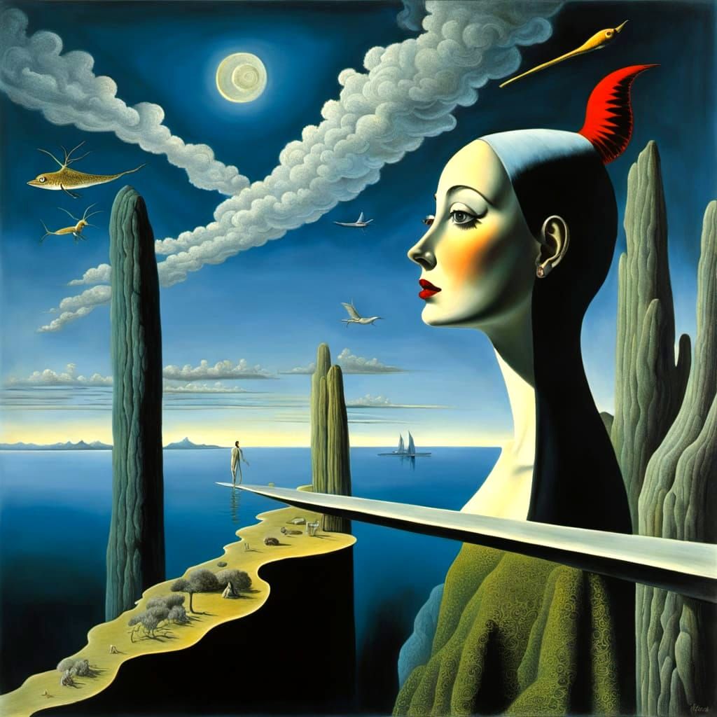 Surreal Fantasy in Vibrant Colors