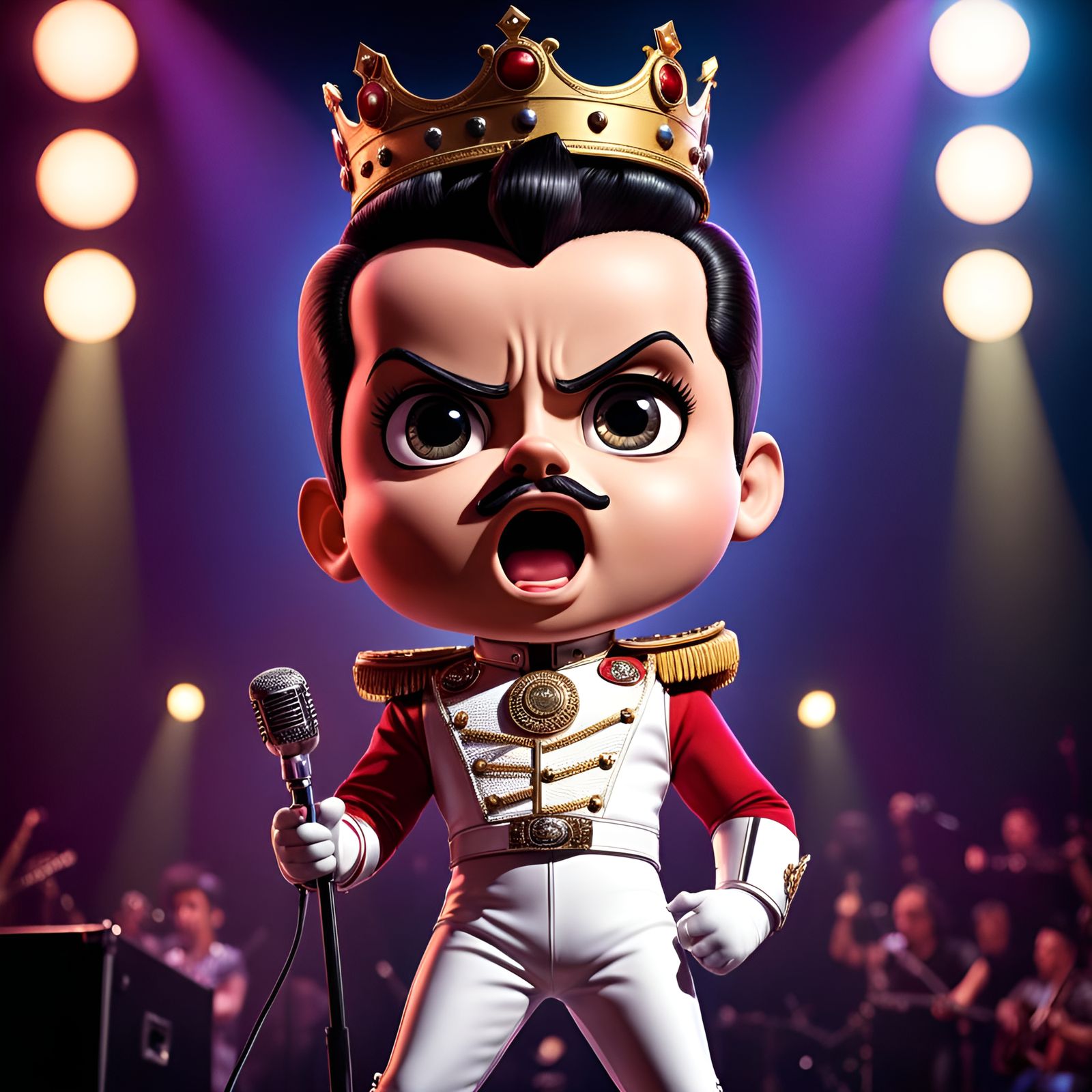 Freddy Mercury - AI Generated Artwork - NightCafe Creator