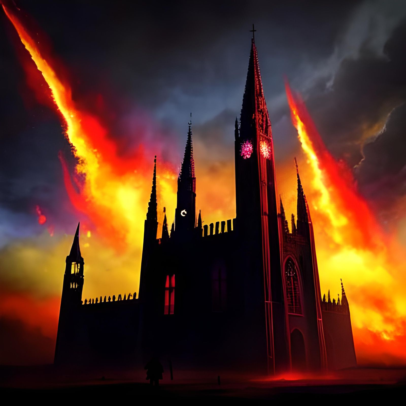 Armageddon Days Are Here Again gothic art baroque mysterious colorful