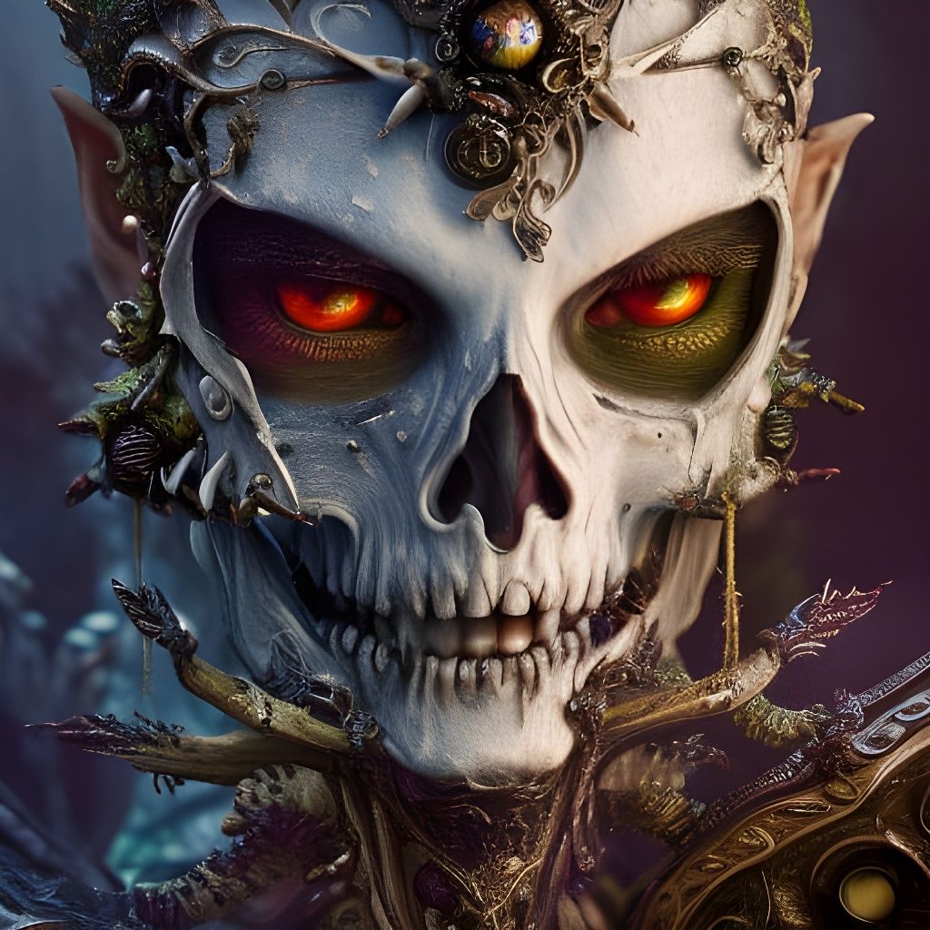 Skull king - AI Generated Artwork - NightCafe Creator