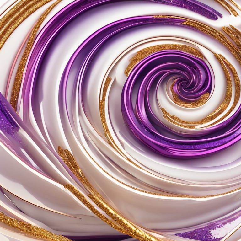 Background In Purple & Gold