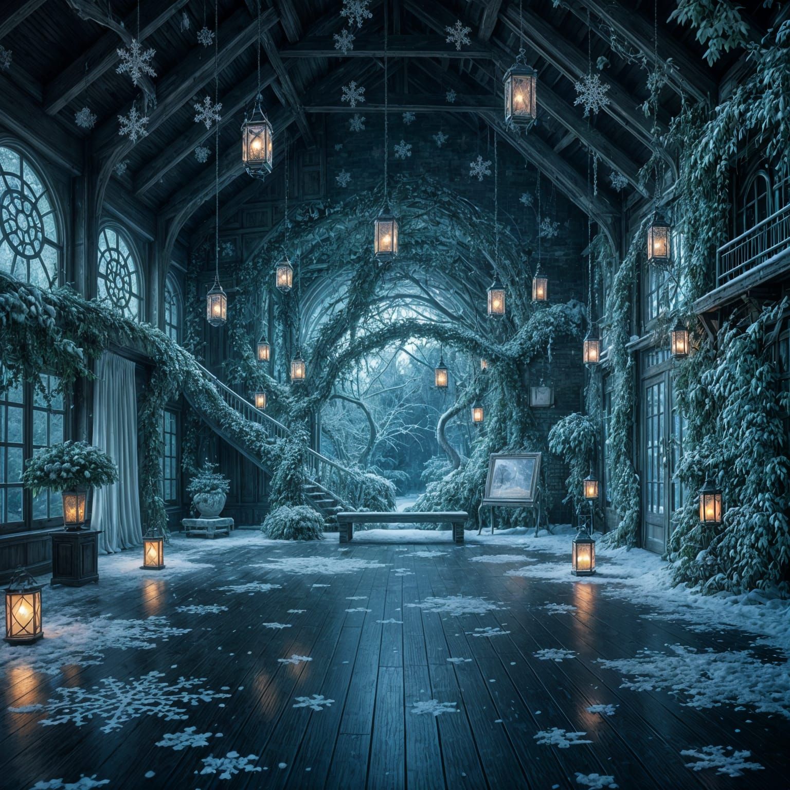 inner winter garden  by @LaCamilla