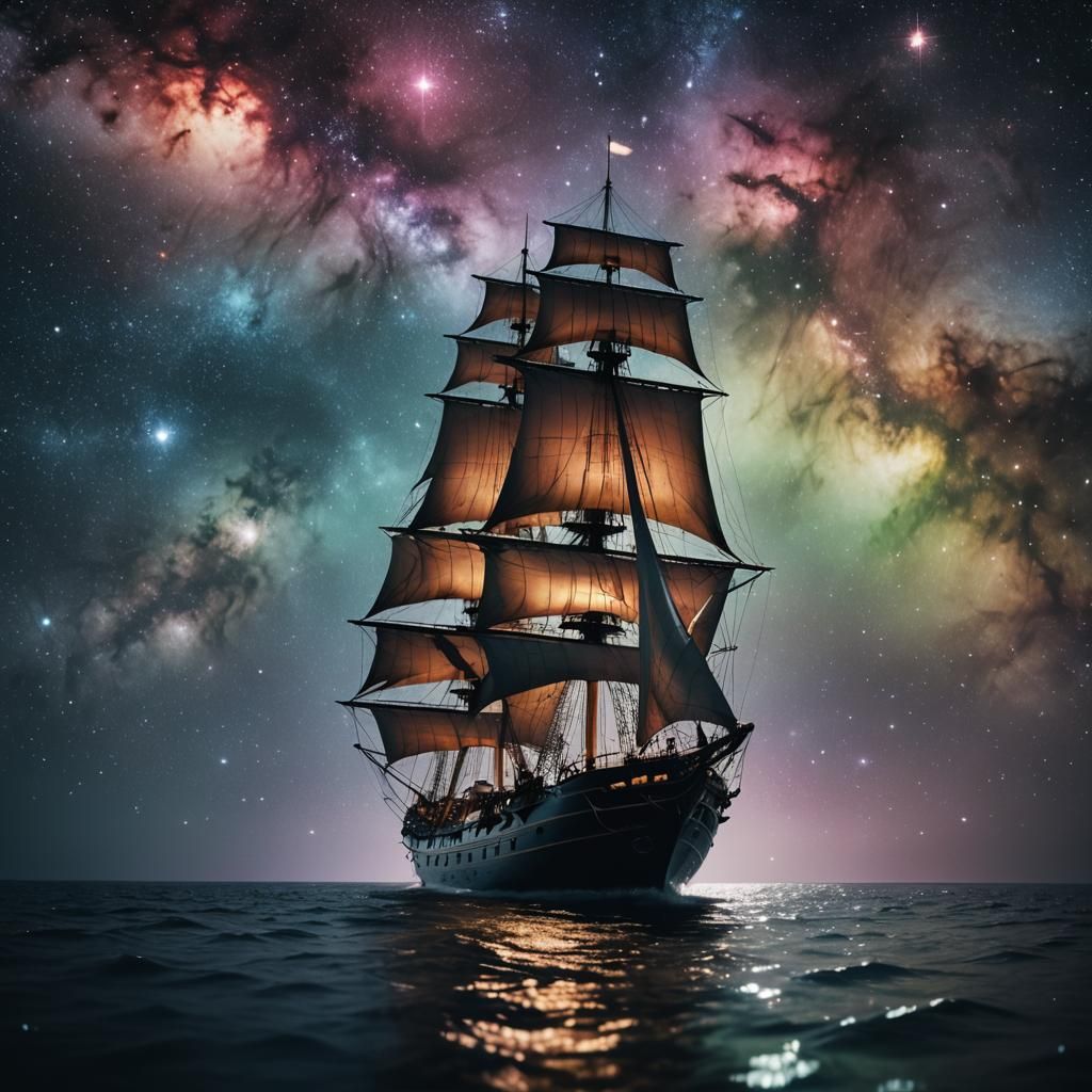 Tropical night at sea
  by @ThomasG