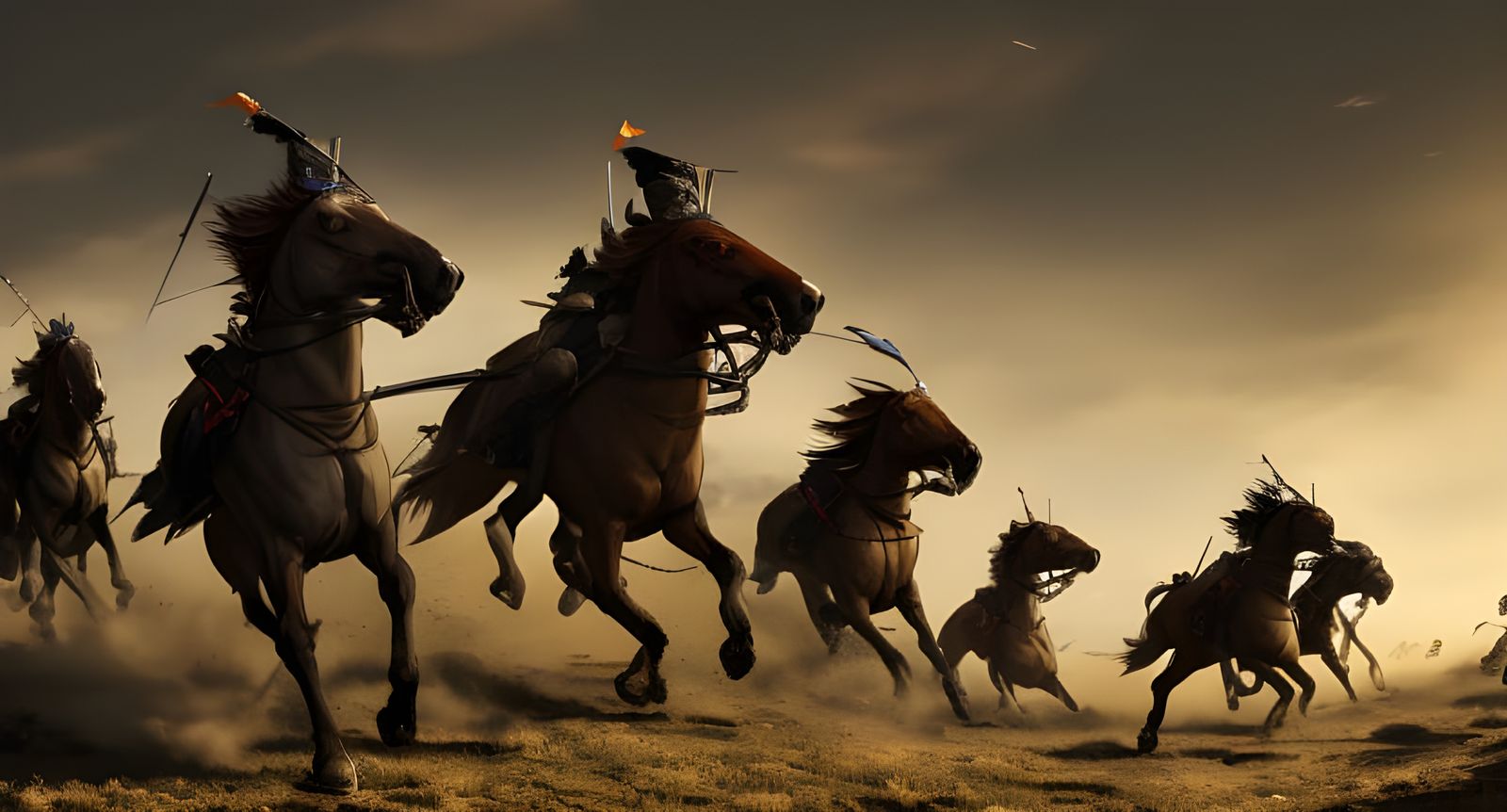 Cavalry Charge, The Ghost Regiment - AI Generated Artwork - NightCafe ...