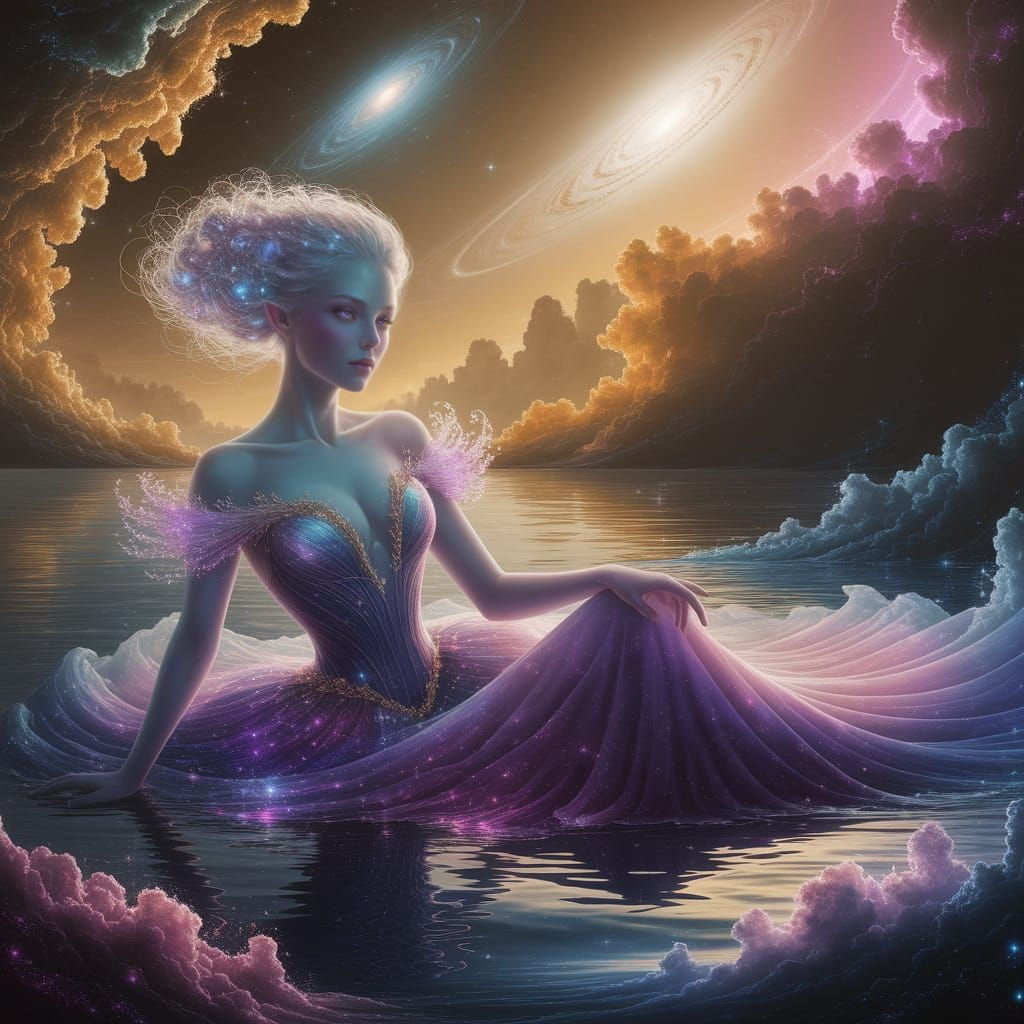 Lady of the Cosmic Pool  by @T G Author