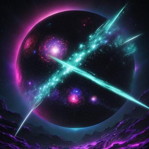 Anime Space Miner Splits Pirate Ship with Cleaver