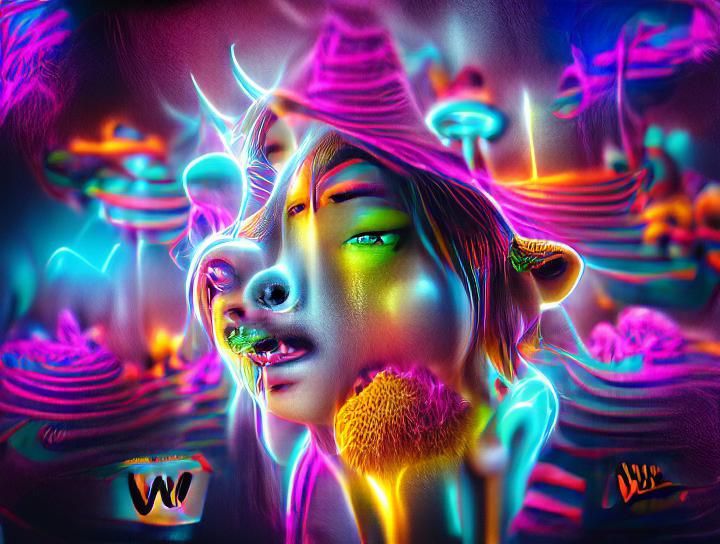 Weirdcore in a dream 8K 3D Behance HD concept art digital il...