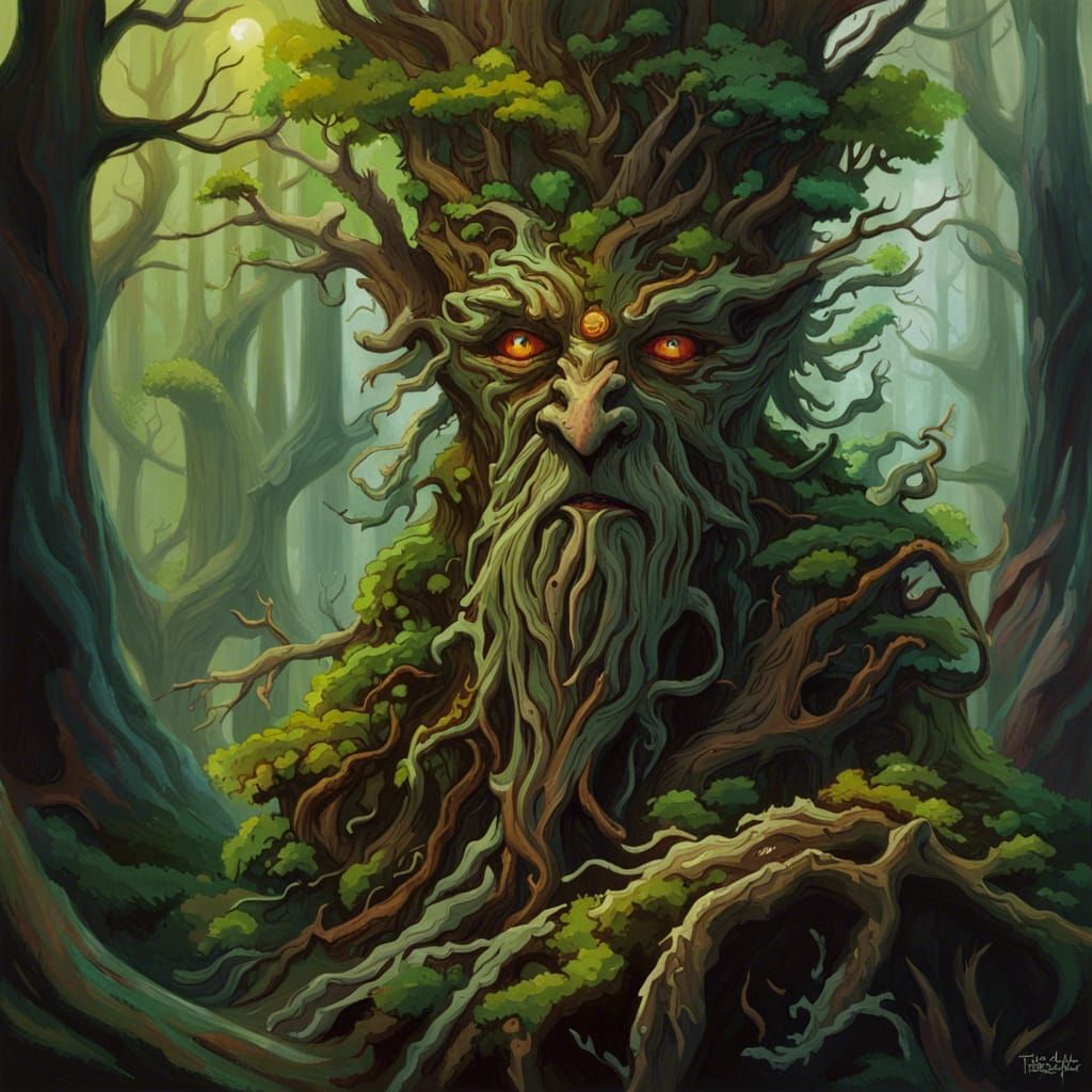 Treebeard the Ent - AI Generated Artwork - NightCafe Creator
