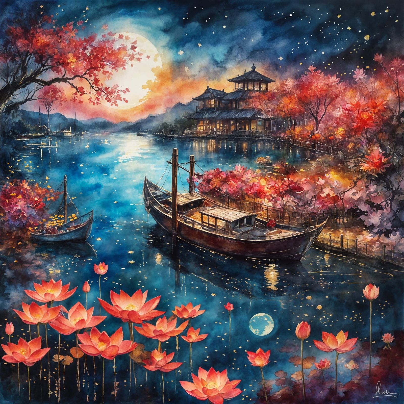 Dusk's Enchantment  by @Jasmine Liu