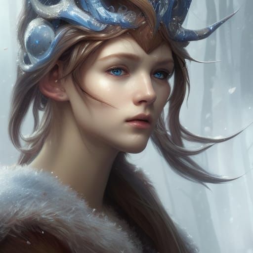 Frost elf - AI Generated Artwork - NightCafe Creator