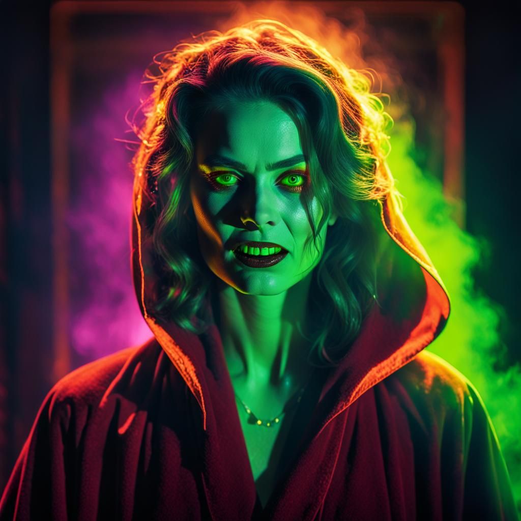 neon lightning