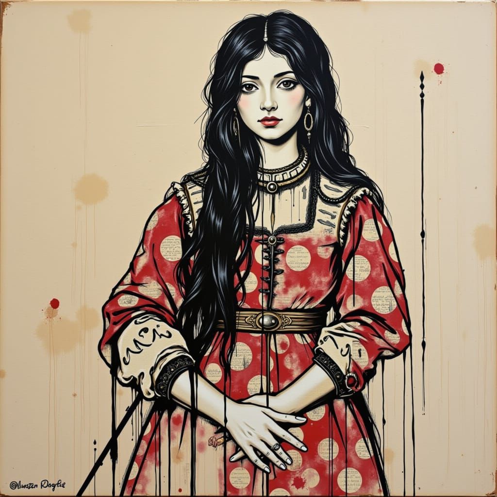 <lora:JT HistoGraff:1.0>