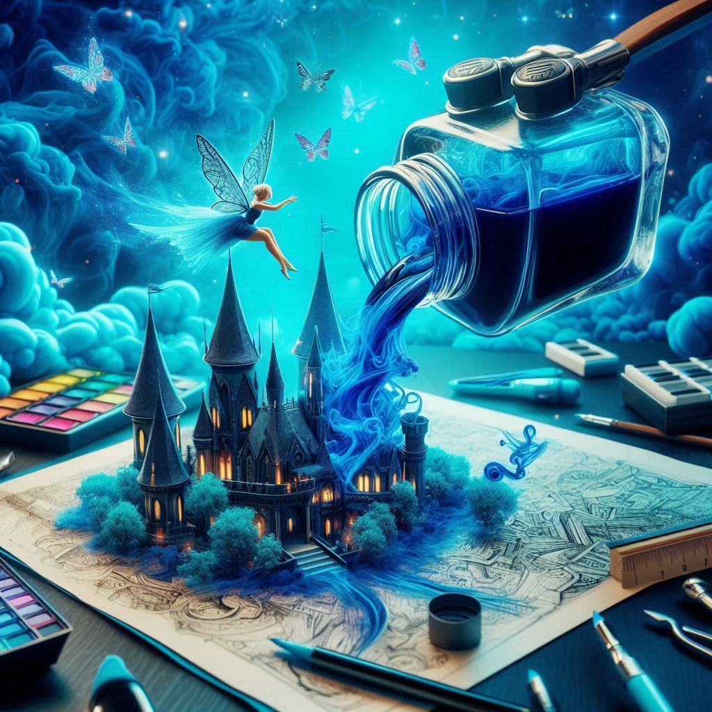 Indigo Ink Fairy needs more practice!