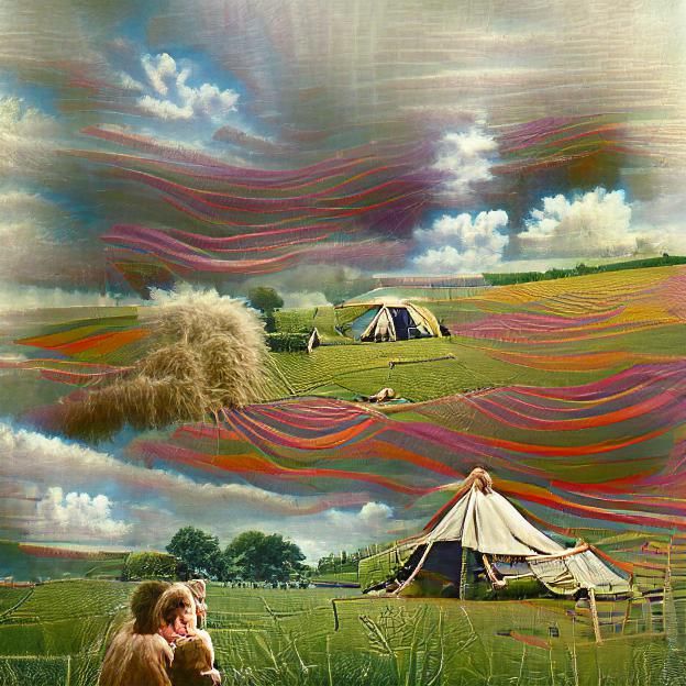 Waking up in a field 1940