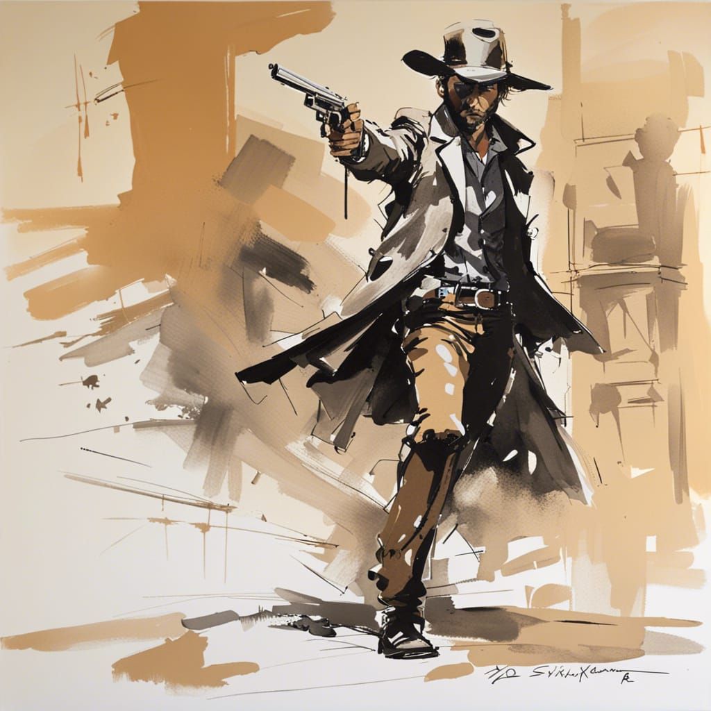  gun-slinger   by @Sparky _Si