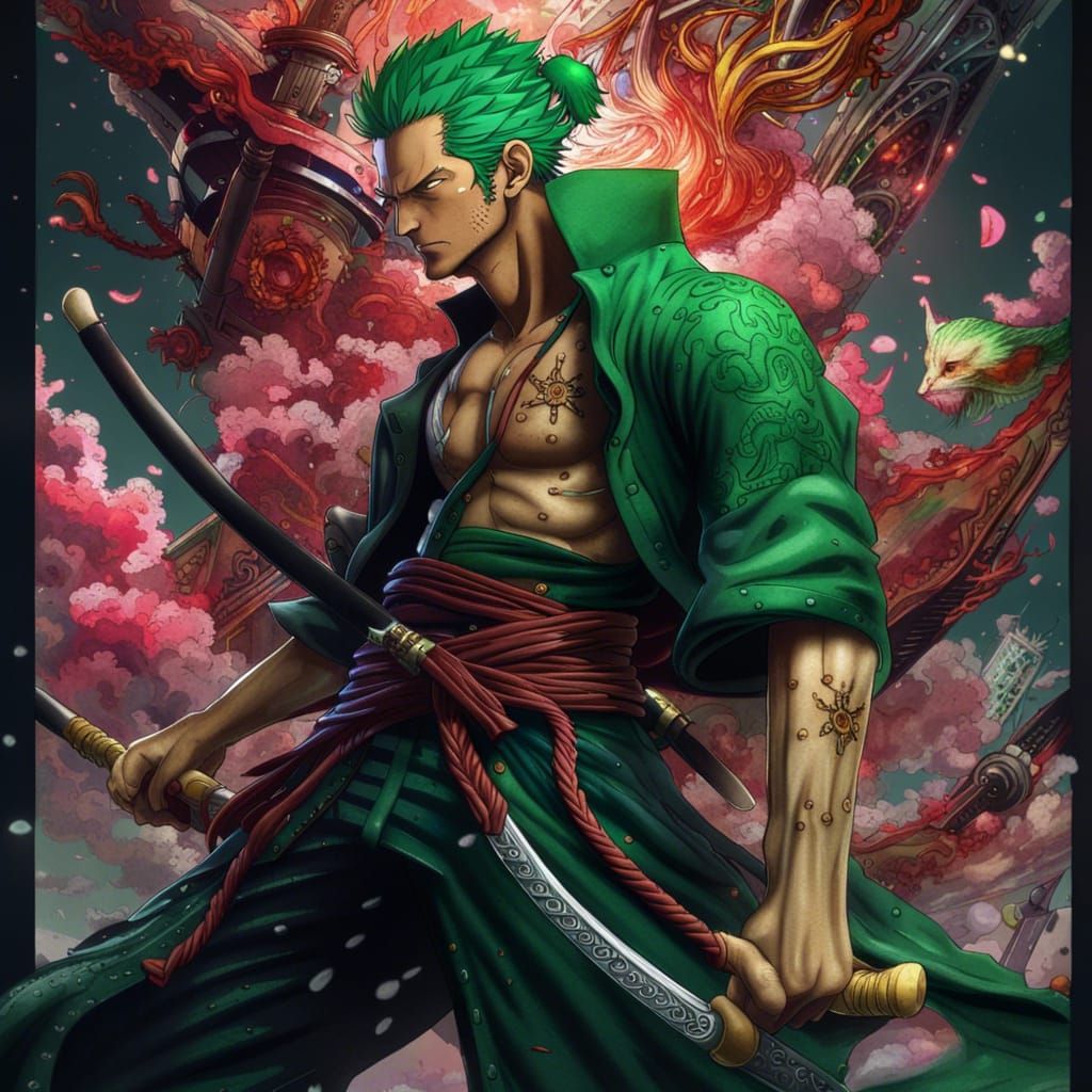 Roronoa Zoro - AI Generated Artwork - NightCafe Creator