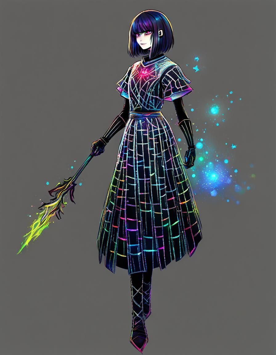 Light hot girl style character