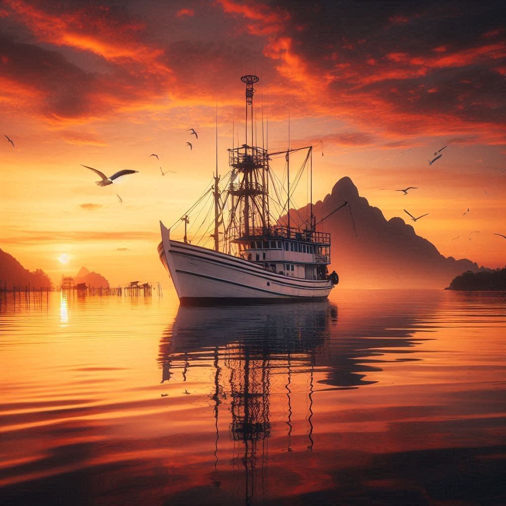 “Seagulls’ Harbor: A Fisherman’s Dream”